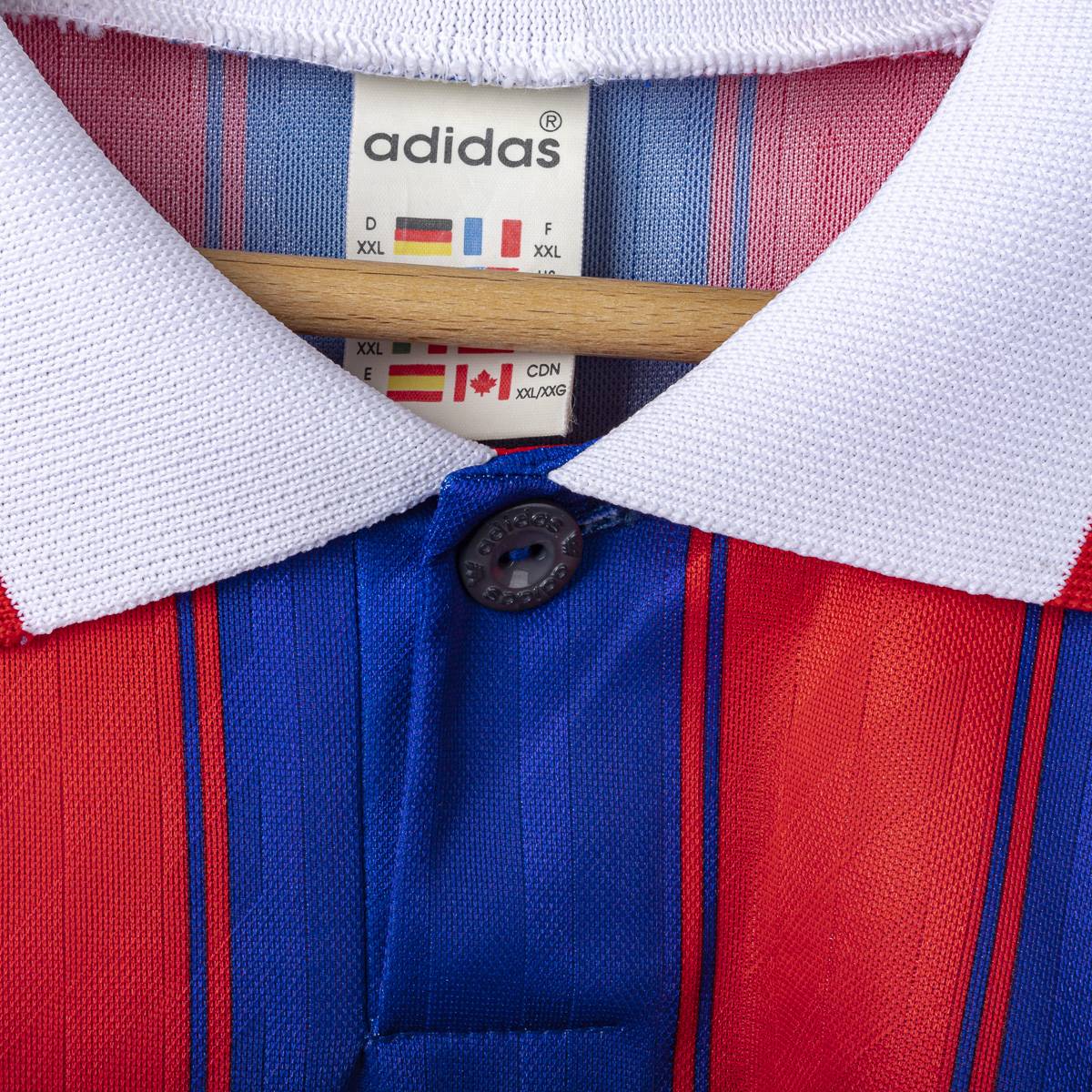 maglia home bayern monaco adidas opel 1996/1997