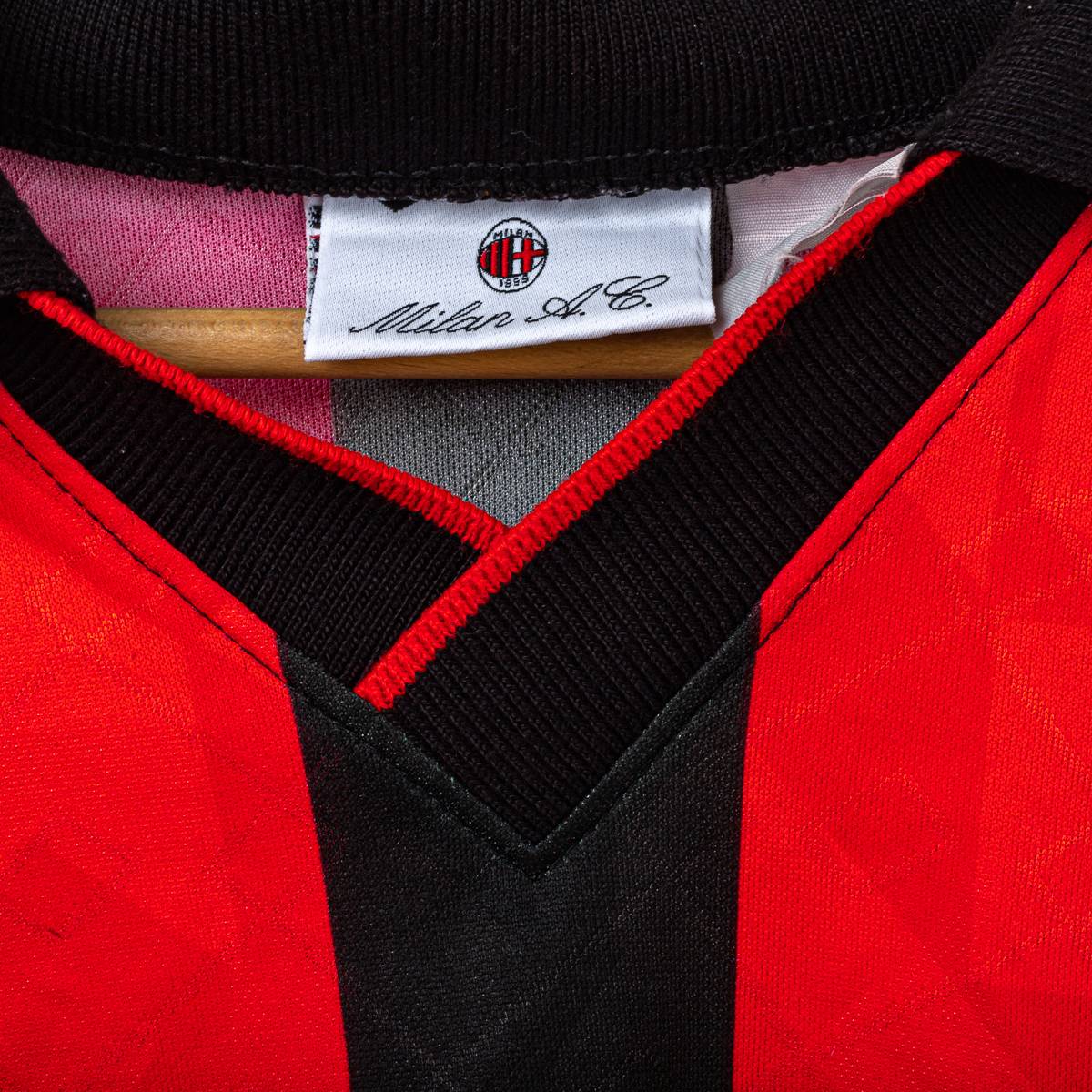 Maglia Home Milan Lotto Opel Maldini 3 1995/1996