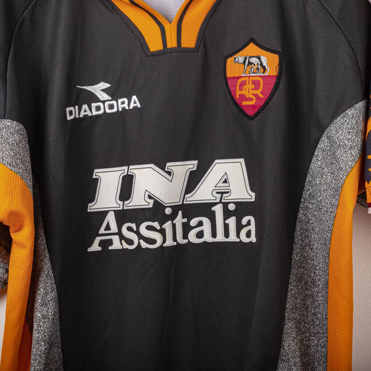 maglia third roma diadora totti n10 1998/1999   73x60