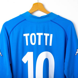 Italy Kappa Totti 10 2002 Home Shirt