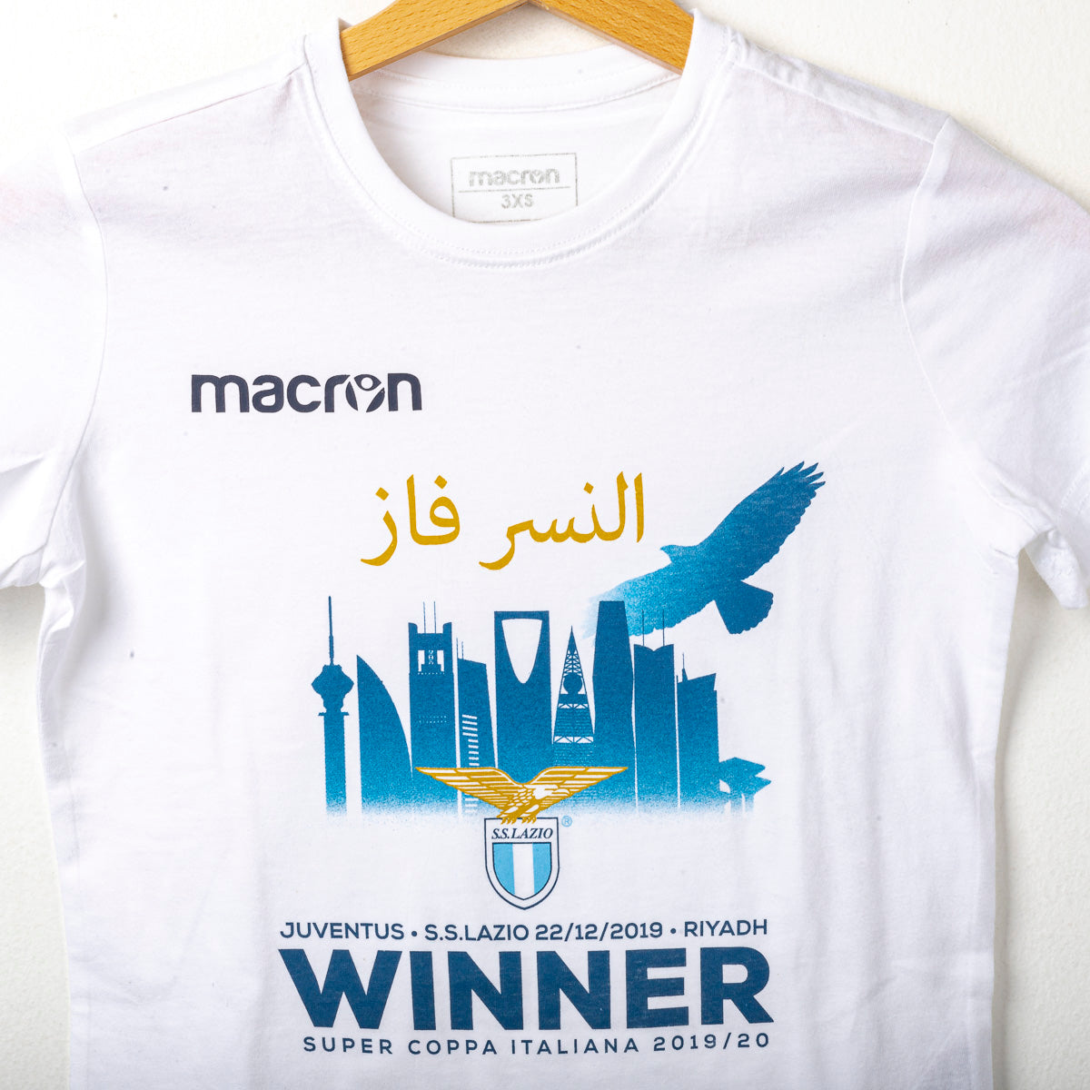 t-shirt bambino celebrativa supercoppa lazio 2019/2020