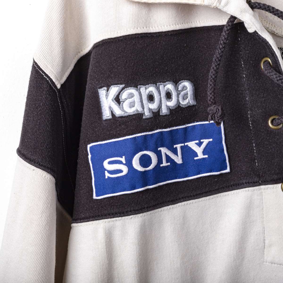 Juventus Polo White Black Kappa Sony 1996/1997