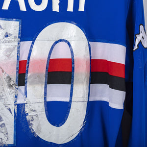 maglia home sampdoria kappa flachi 10 2005/2006