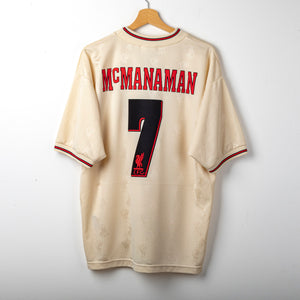 Maglia Away Liverpool Reebook Mc Manaman 7 1996/1997