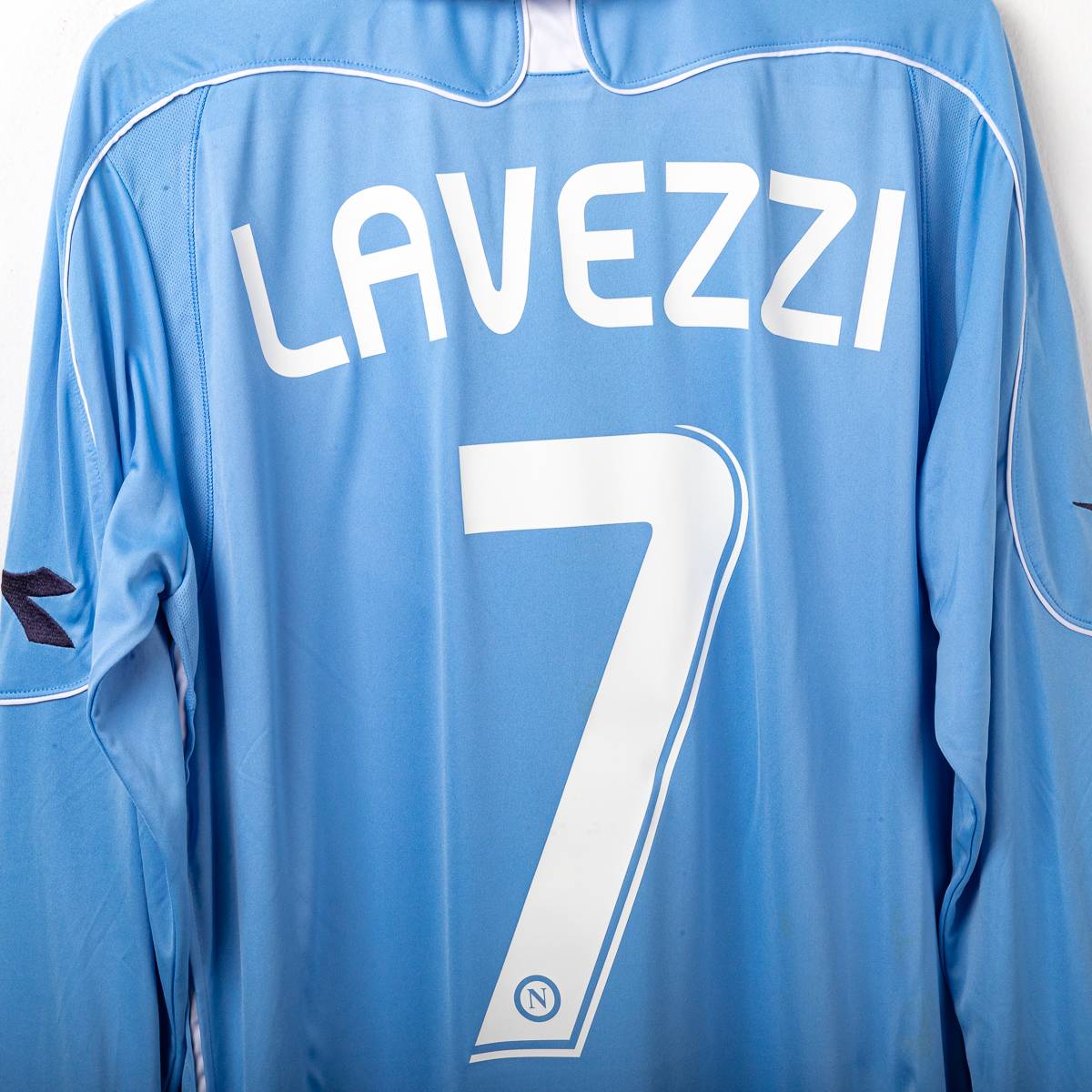 Maglia Home Ssc Napoli Diadora Lavezzi 7 ml 2008/2009