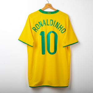 Maglia Home Nike Brasile Ronaldinho n10 2006