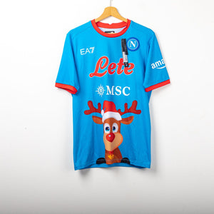 Maglia Natale napoli ea7 Kvaratskhelia 77 2022/2023