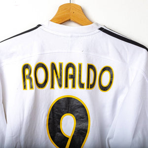 Maglia Home Real Madrid Adidas Siemens Ronaldo 9 2003/2004