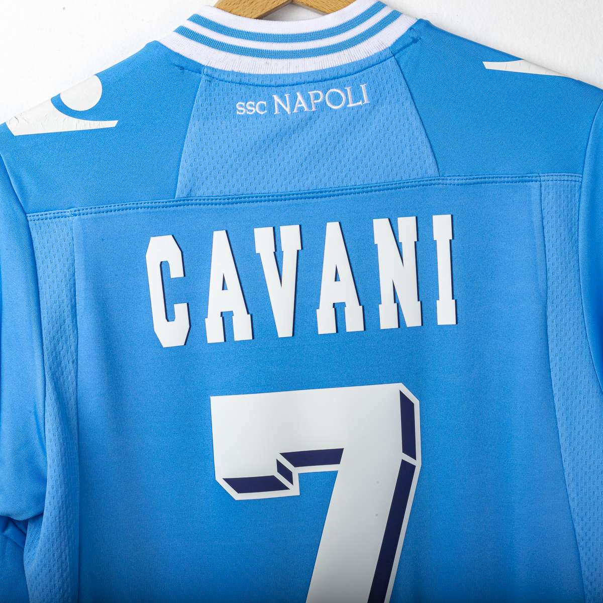 Napoli Macron Lete Cavani 7 2012/2013 Home Shirt