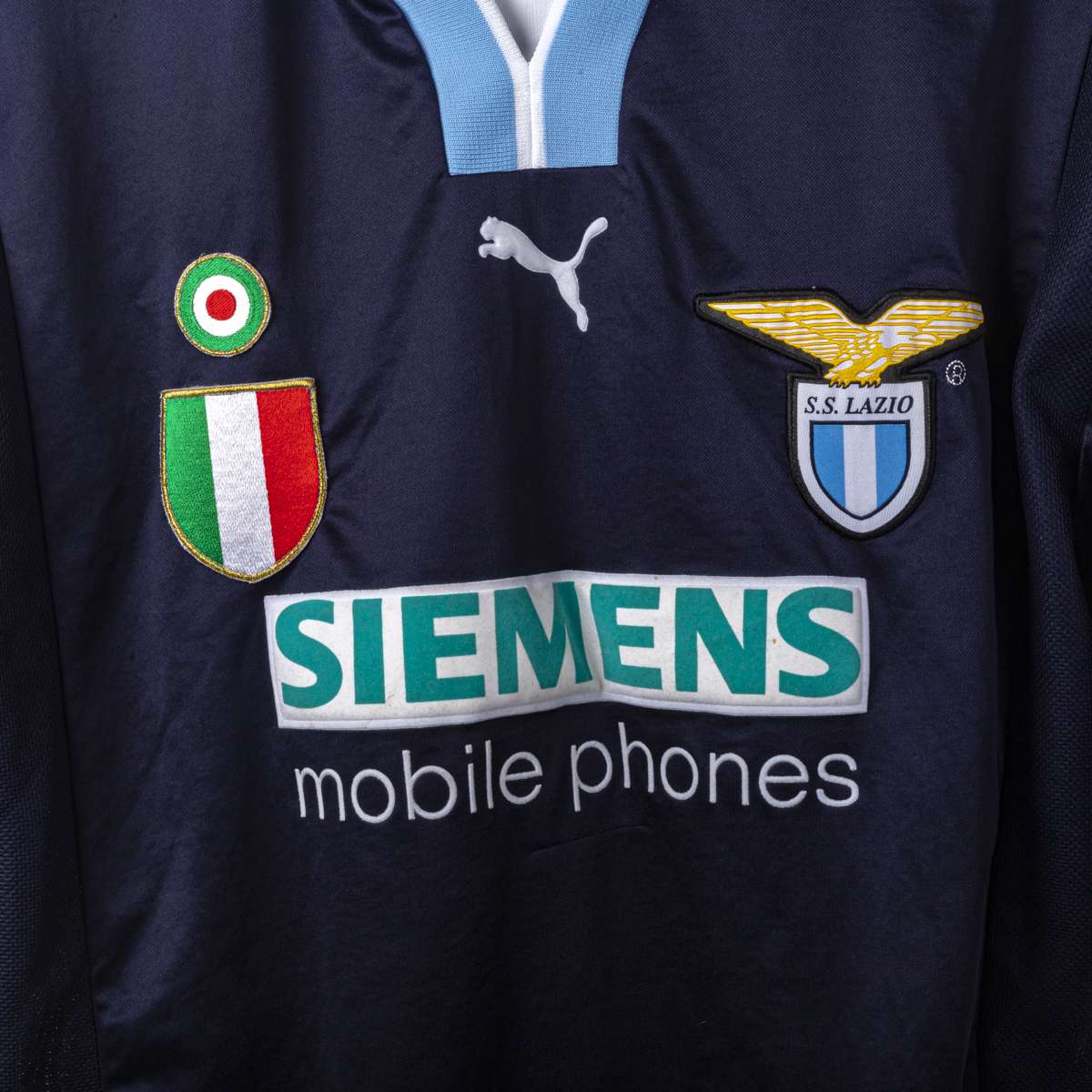 2000/2001 Away Lazio Puma Siemens Nesta 13 Jersey