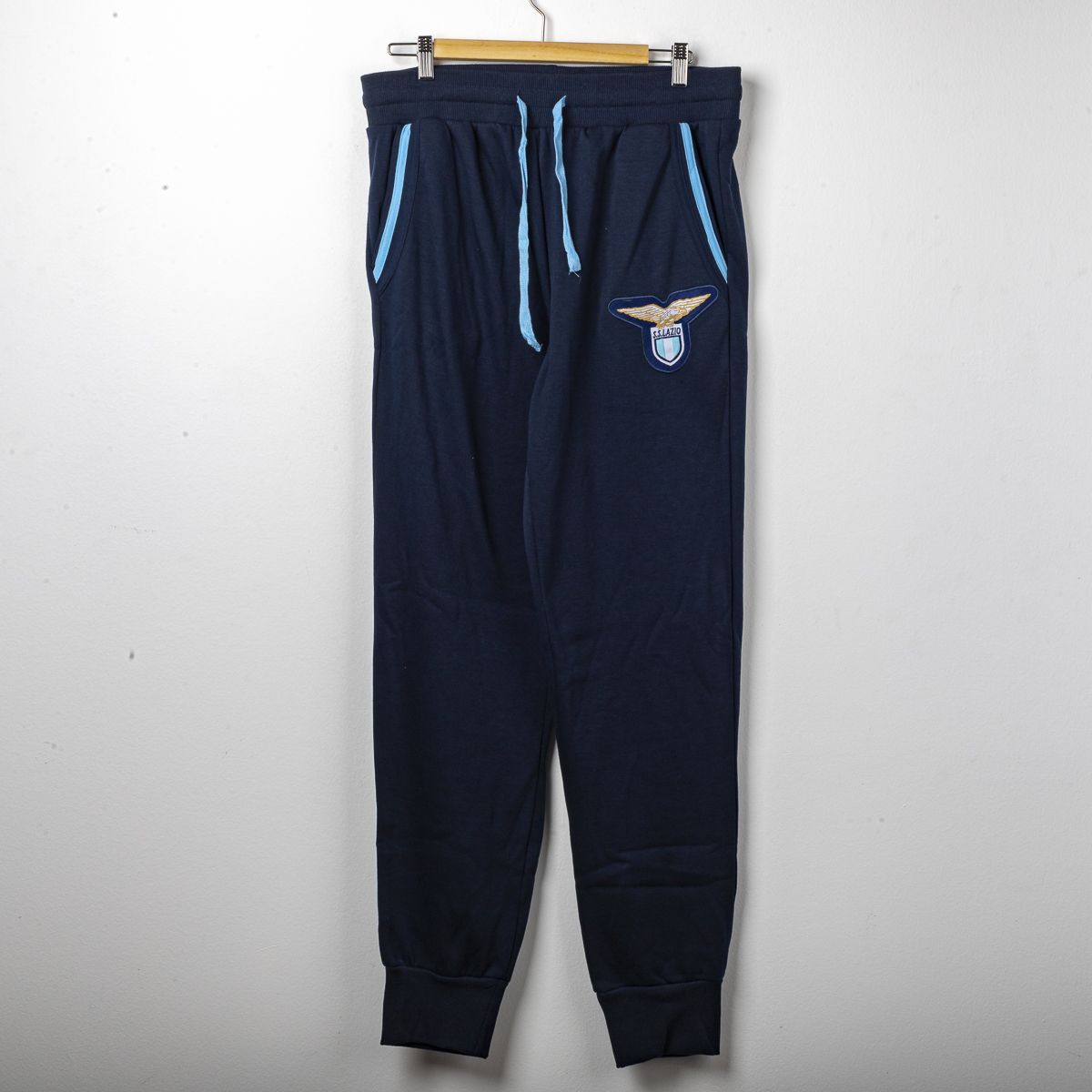 pantaloni felpati ss lazio blu