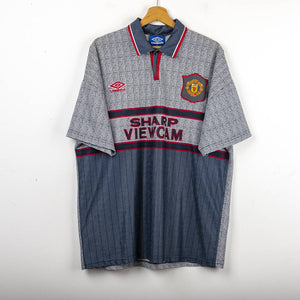 Maglia Away Manchester United Umbro Beckham n24 1995/1996