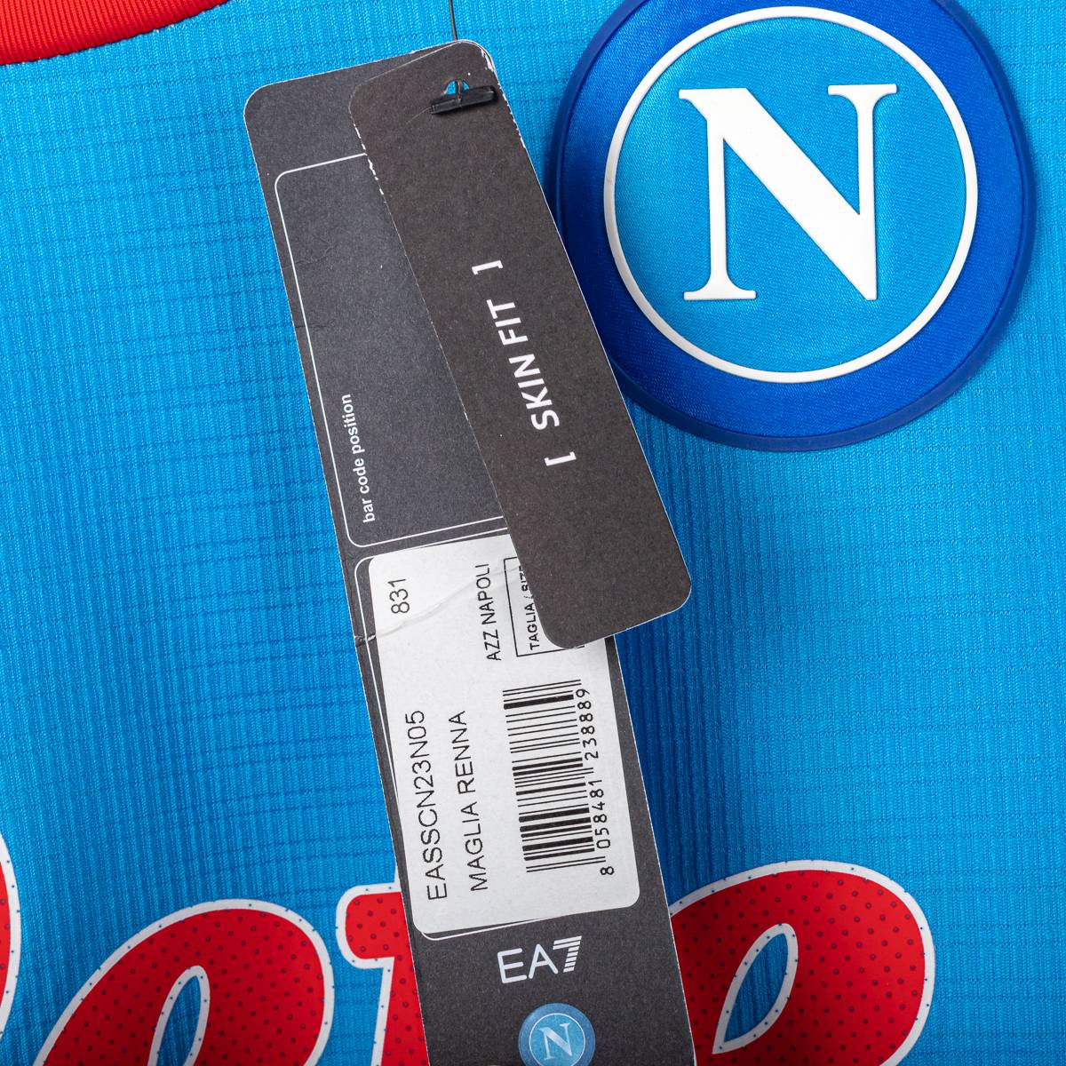 Maglia Natale napoli ea7 Kvaratskhelia 77 2022/2023