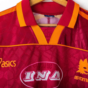 Roma Asics Totti 20 1995/1996 Home Shirt