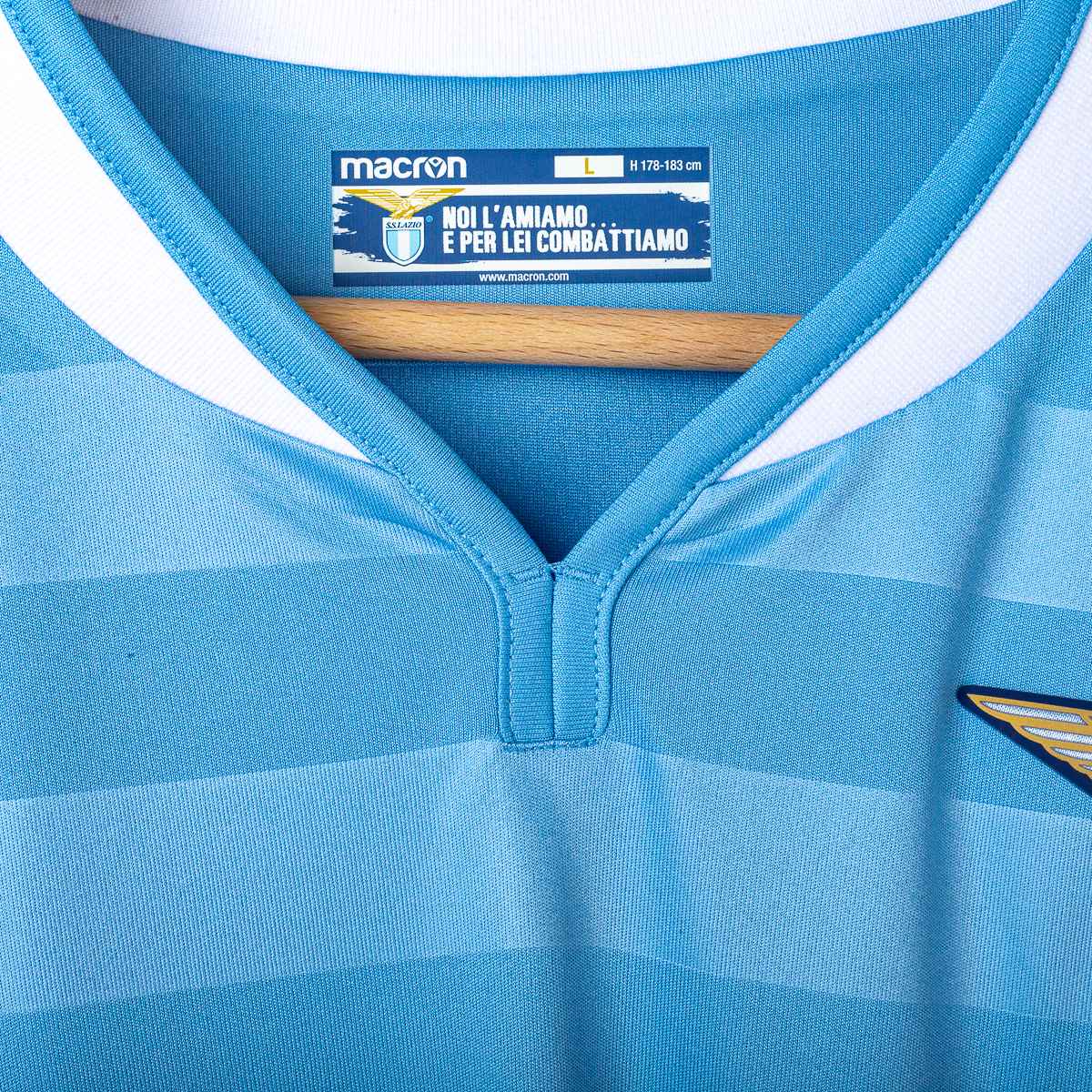 maglia home lazio macron immobile 17 con cartellino 2019/2020