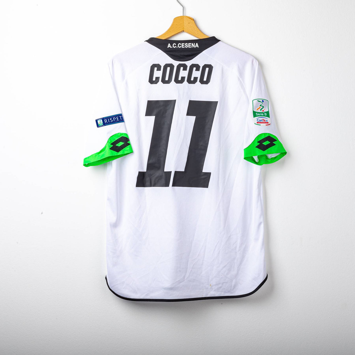 Maglia Home Cesena Lotto Cocco 11 2016/2017