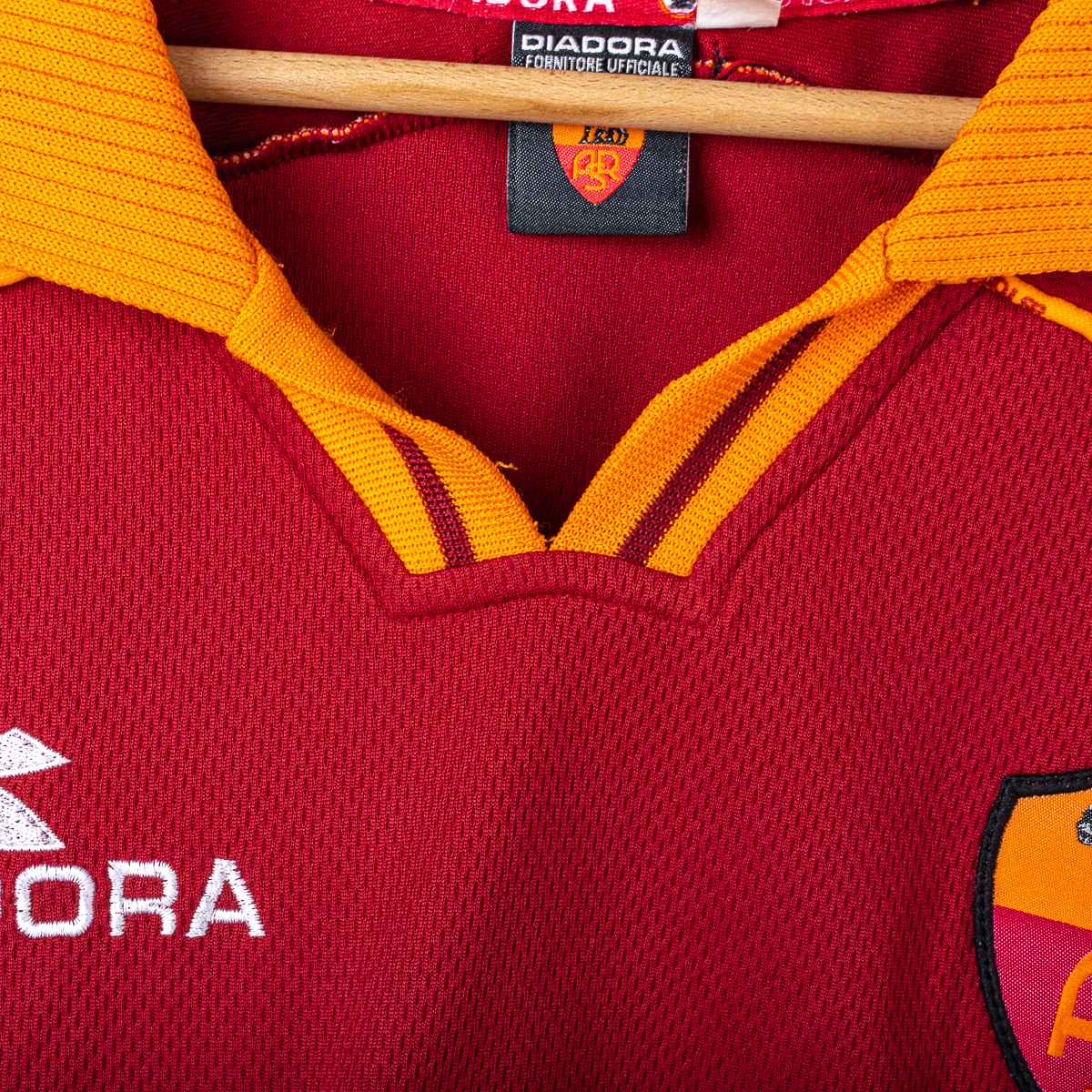 Roma Diadora Ina Assitalia 1998/1999 Home Shirt