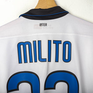 Maglia Away Inter Nike Milito n22 Uefa 2011/2012
