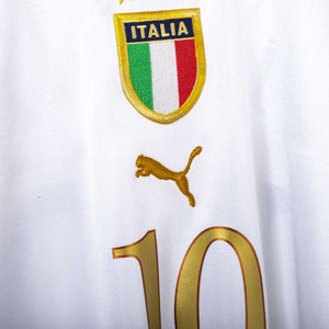 Italy Puma Totti 10 ls Away Shirt 2004
