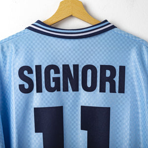 Maglia Home Lazio Umbro Signori 11 Banca di Roma 1995/1996