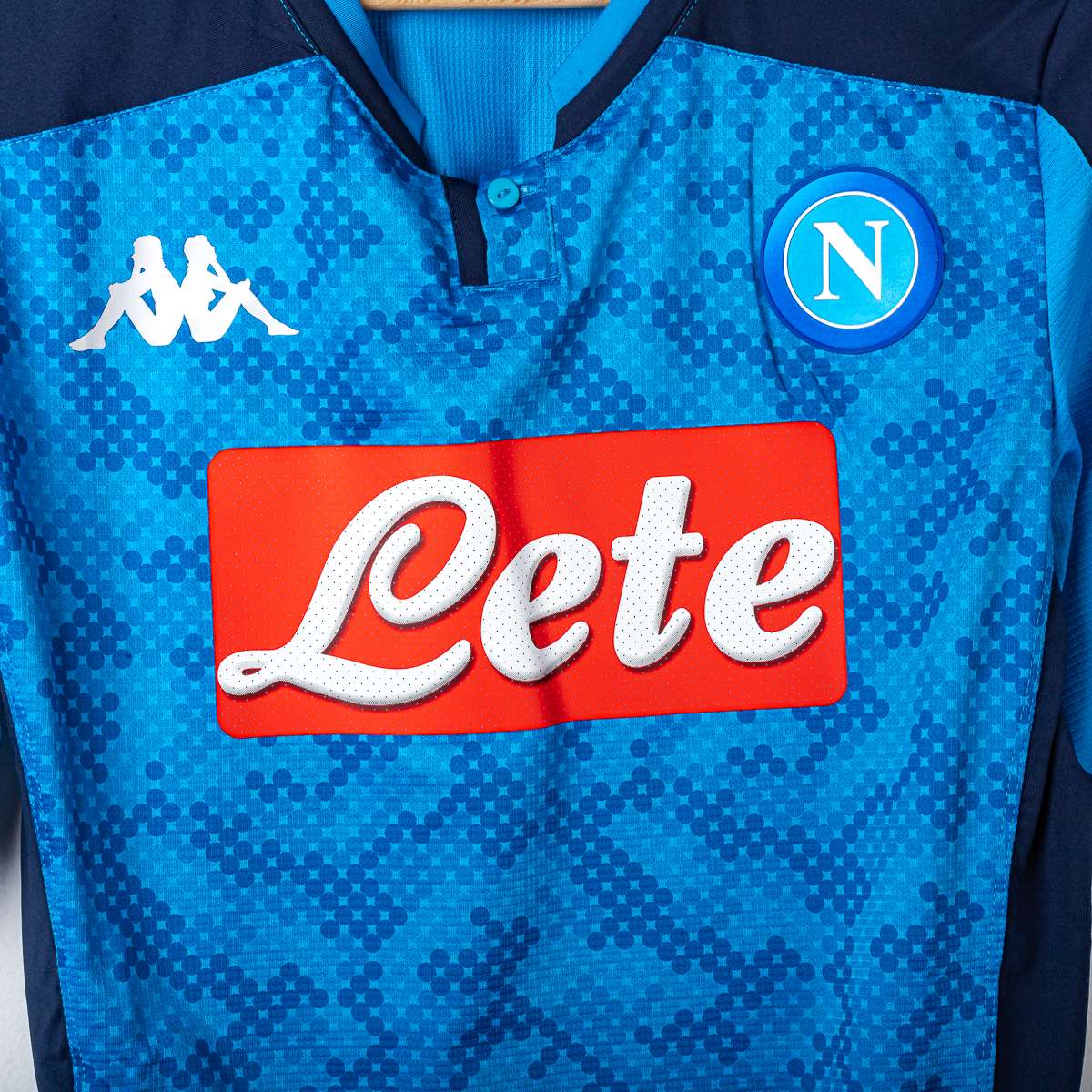 Maglia Home Napoli Kappa Mertens 14 Uefa 2018/2019
