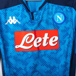 Maglia Home Napoli Kappa Mertens 14 Uefa 2018/2019