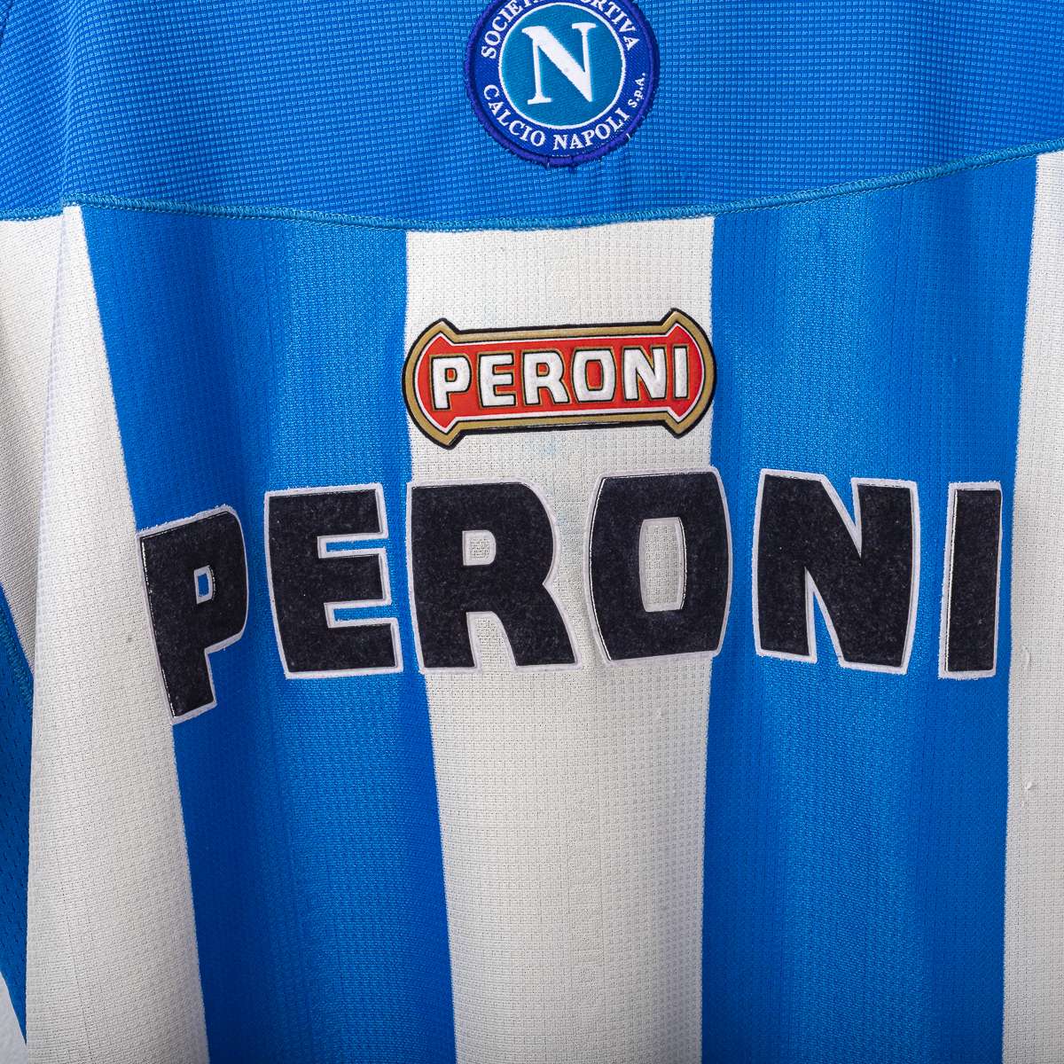 Maglia Home Ssc Napoli Diadora Stellone n9 2002/2003