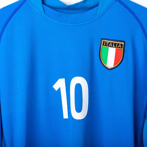 Italy Kappa Totti 10 2002 Home Shirt