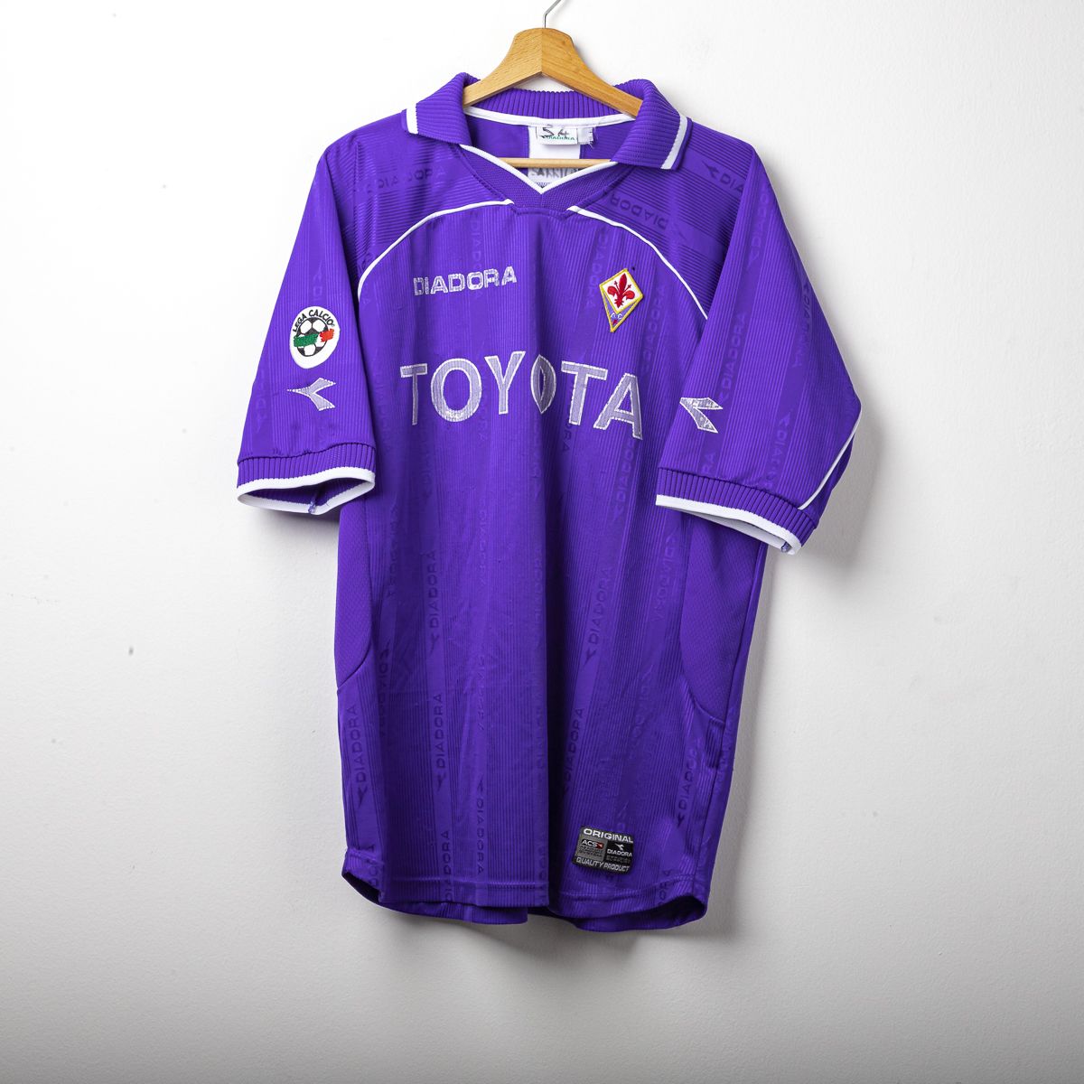 Maglia Home Fiorentina Diadora Rui Costa n10 2000/2001