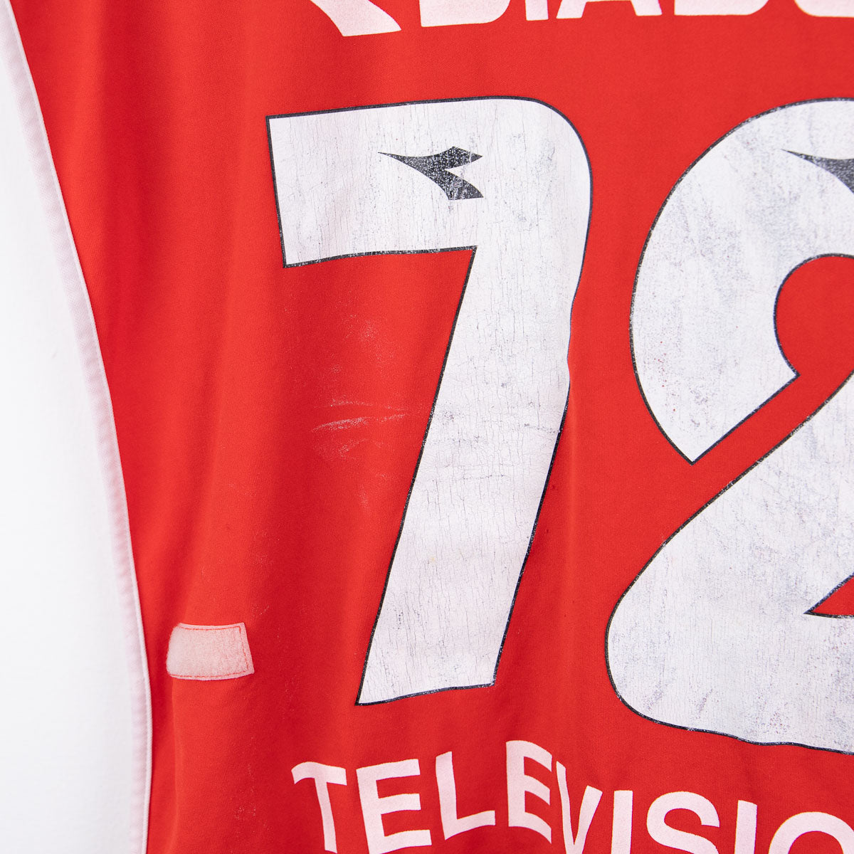 Pettorina Tv Napoli Diadora 72 2006/2007