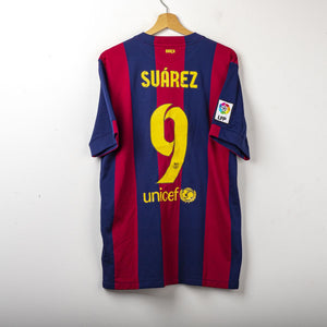 Maglia Home Barcellona Nike Suarez 9 2014/2015