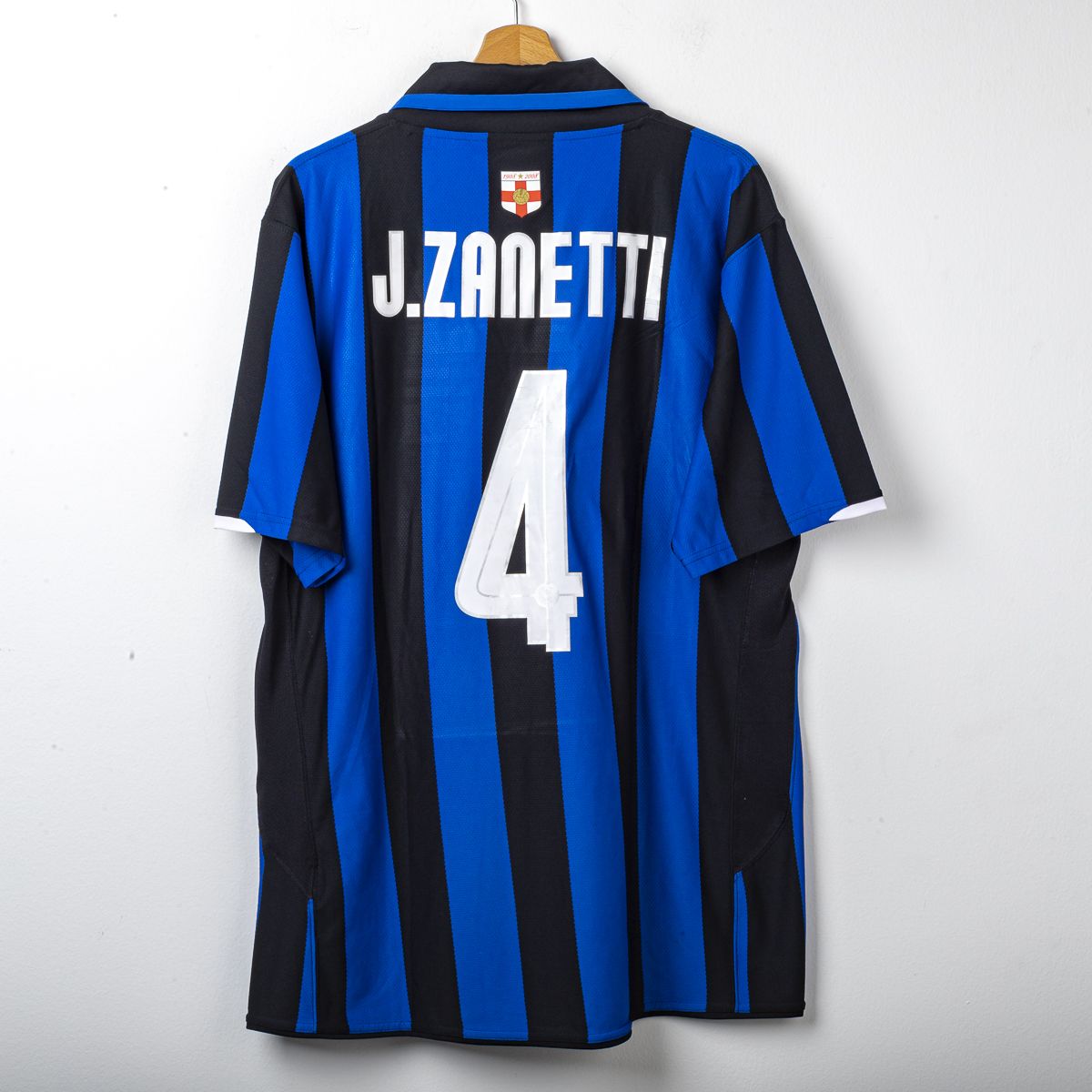 Maglia Home Inter Nike Zanetti 4 2007/2008  79x52