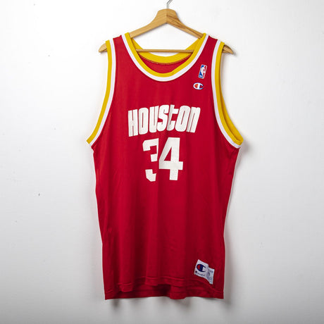 Canotta Nba Away Houston Rockets Olajuwon 34 Champion 1990/1995