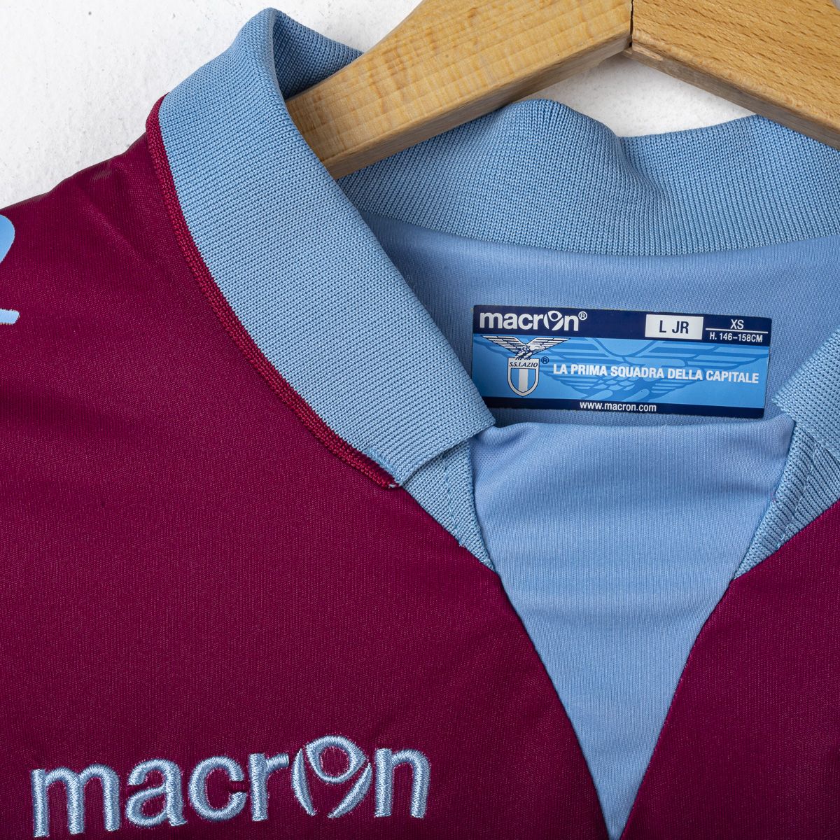 maglia bambino away lazio macron 2014/2015 60,5x43,5