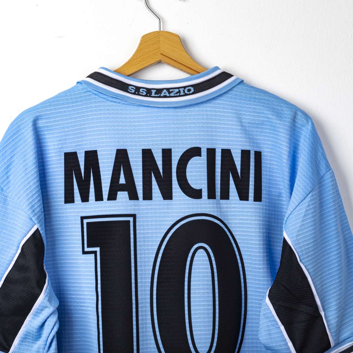 Lazio Puma Cirio Mancini 10 1998/1999 Home Shirt