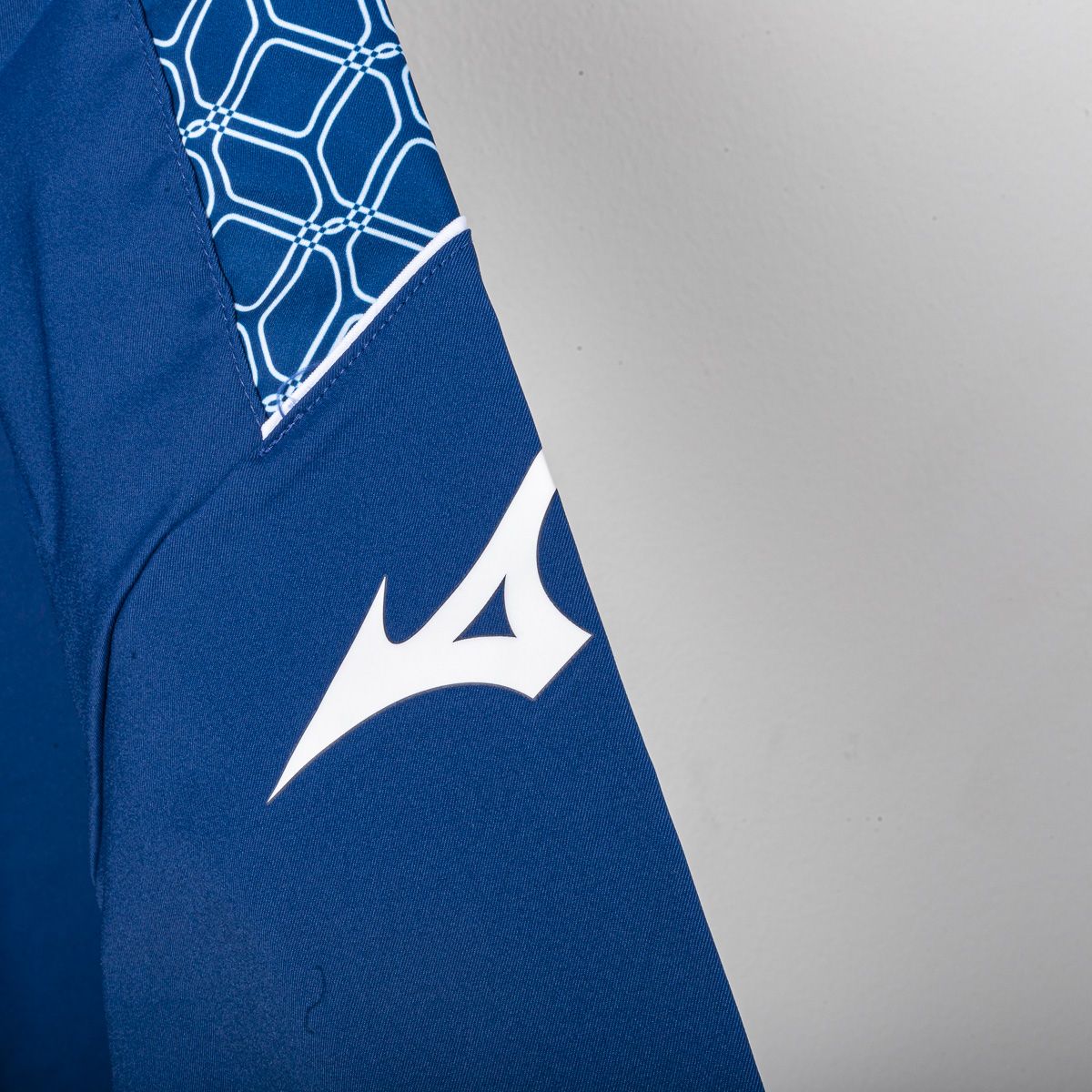 felpa pre gara lazio mizuno blu 2022/2023