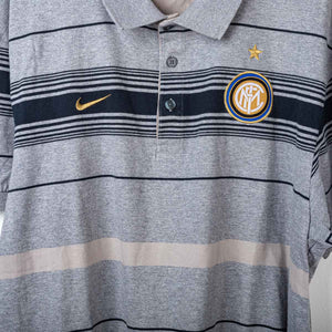 Nike Inter 2009/2010 Grey Polo Shirt