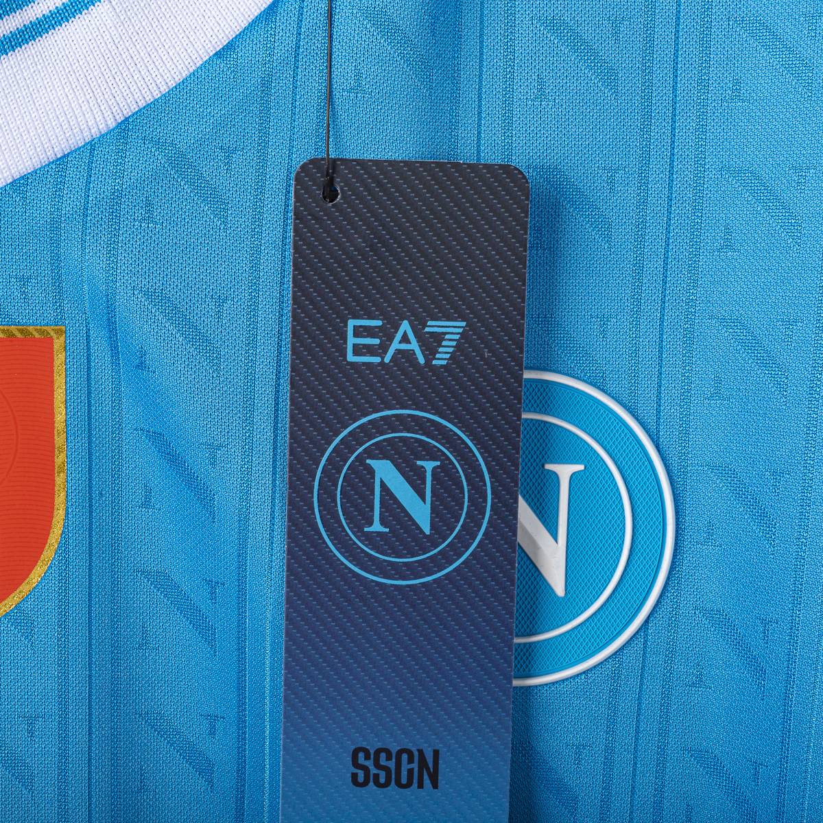 Maglia Napoli Home EA7 Neres 7 Finale Supercoppa 2025/2026