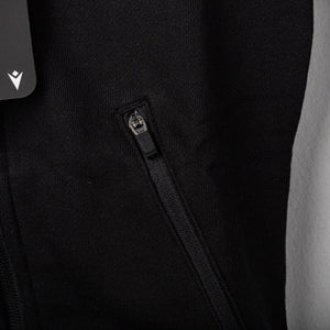 Felpa bambino Lazio nera full zip con cappuccio 2019/2020