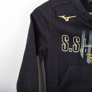 Felpa con Cappuccio Bambino SS Lazio Mizuno Nera 2023/2024