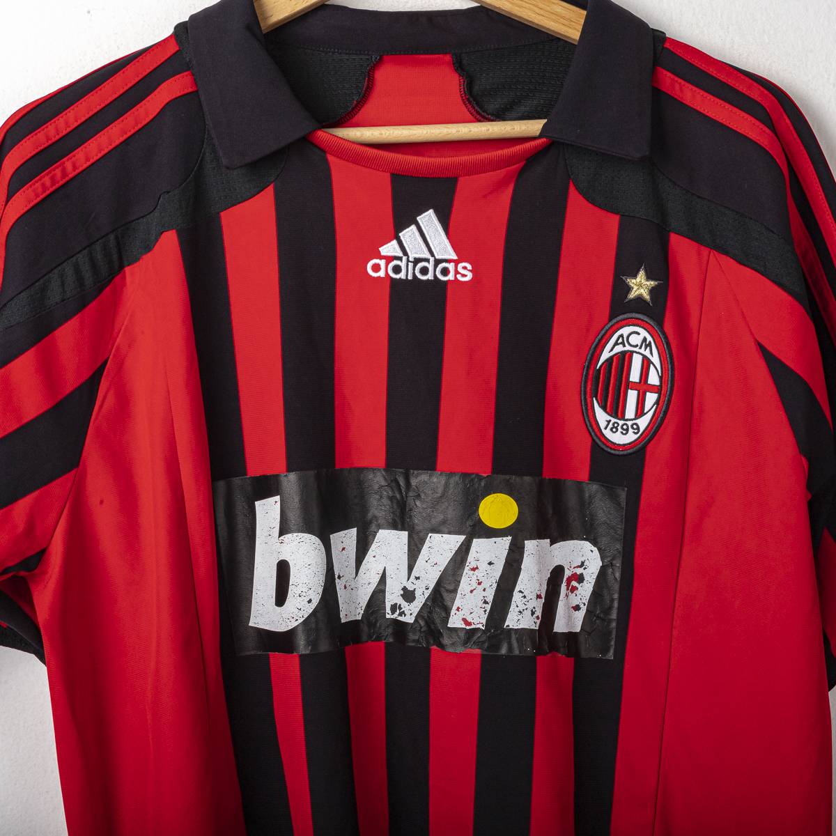 Maglia Home Adidas Milan Kaká 22 2007/2008 72X50