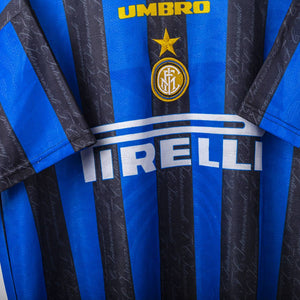 Maglia Home Inter Umbro Pirelli Zanetti n4 1996/1997