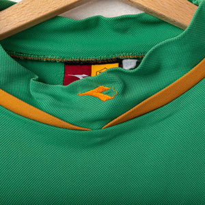 Maglia allenamento verde Roma Diadora 2004/2005