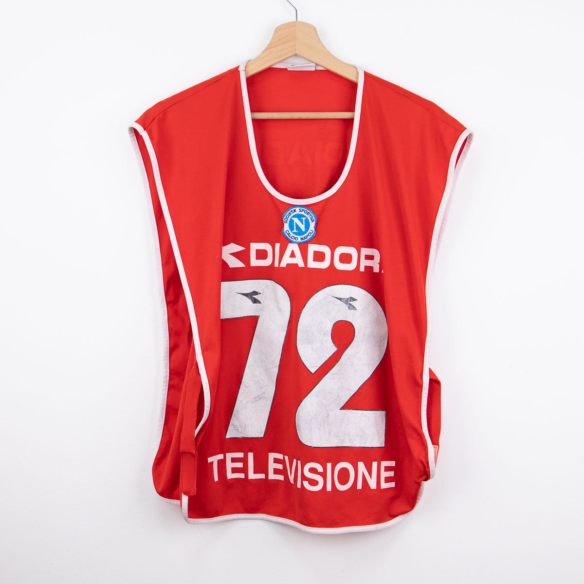 Pettorina Tv Napoli Diadora 72 2006/2007