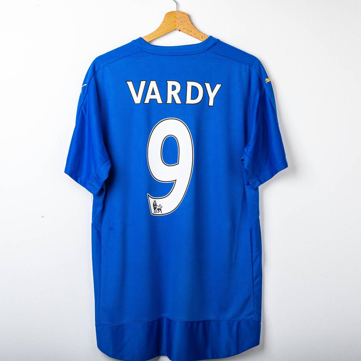 Leicester Puma King Power Vardy 9 Home Shirt 2015/2016