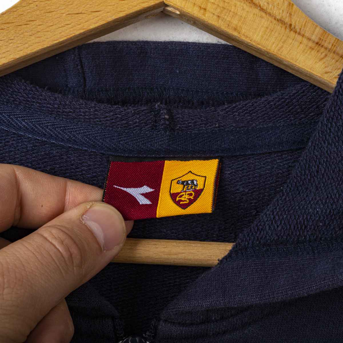 Tuta Felpata Blu As Roma Diadora 2003/2004
