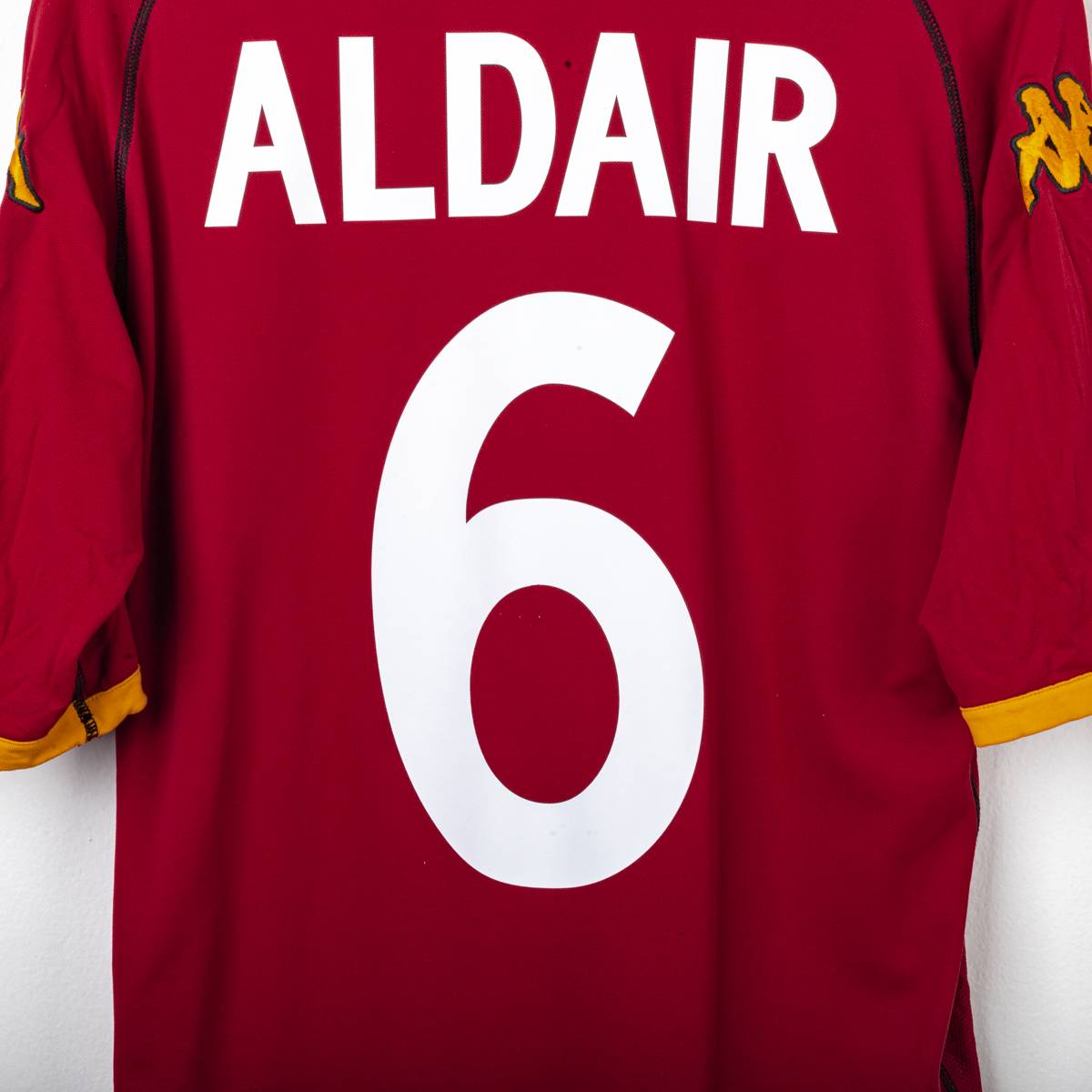 Maglia Home Roma Kappa Aldair 6 2002/2003