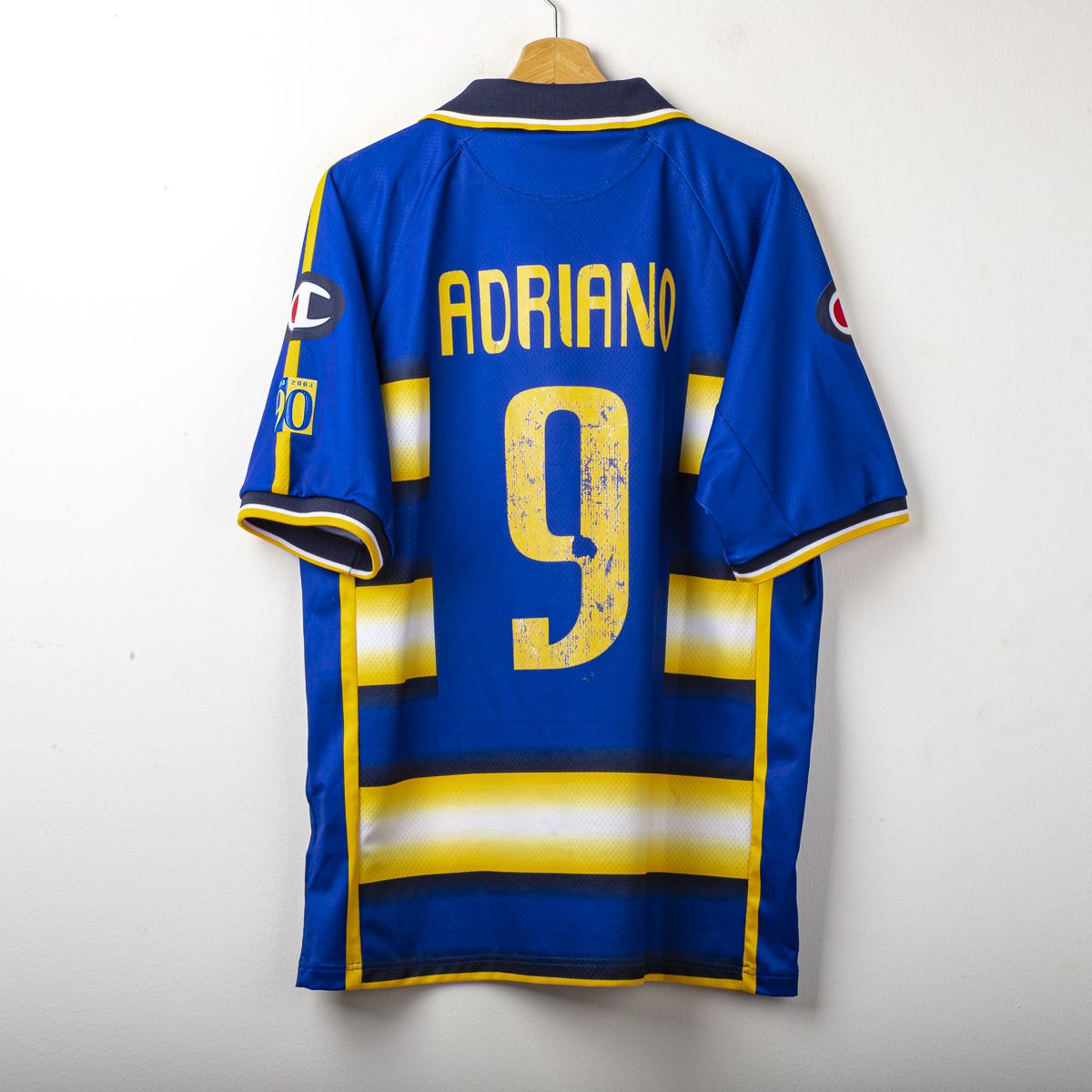 Maglia Home Parma Champion Adriano n9 2003/2004