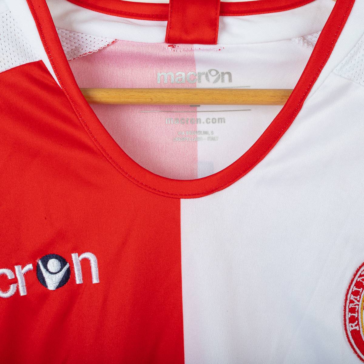 maglia home rimini macron ricchiuti 10 2007/2008