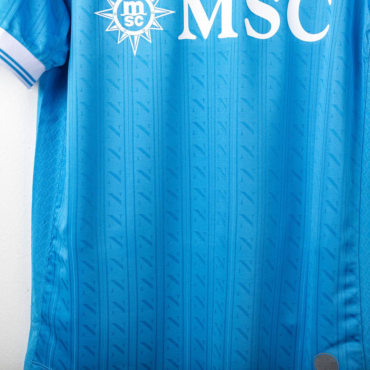 Maglia Napoli Home EA7 Neres 7 Finale Supercoppa 2025/2026